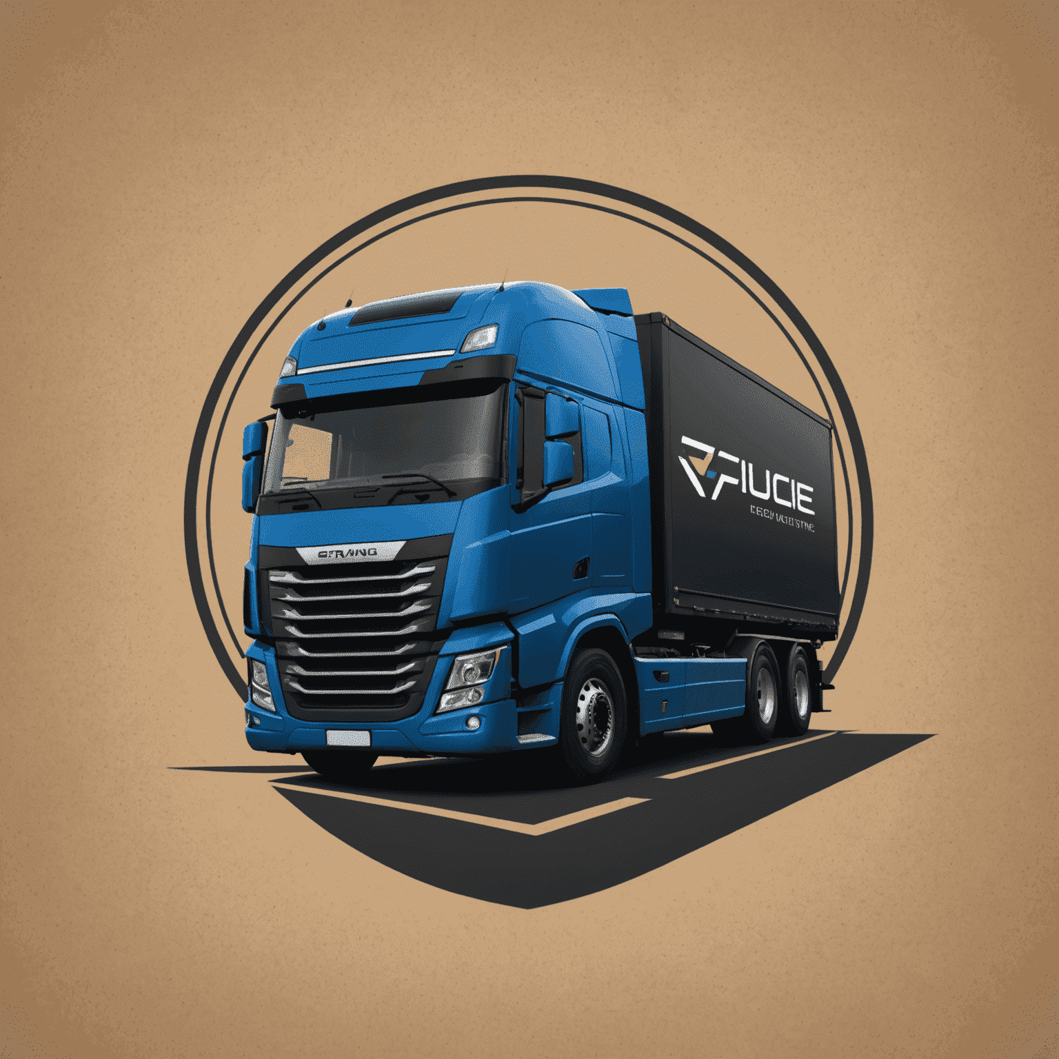 Digital Freight Optimization Consulting & Techno logo - A modern, sleek design incorporating elements of logistics and technology