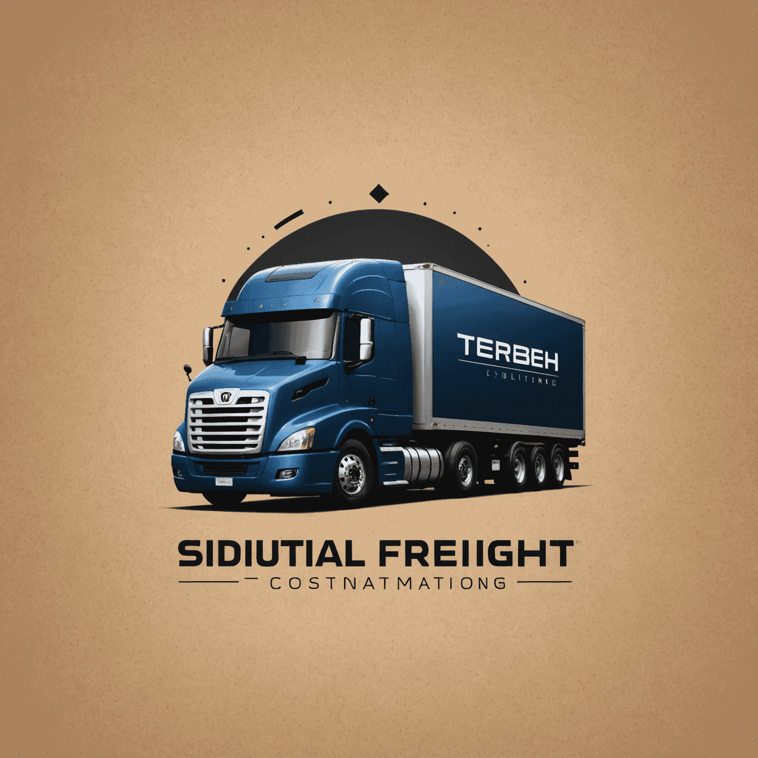 Digital Freight Optimization Consulting & Techno logo - A modern, sleek design incorporating elements of logistics and technology